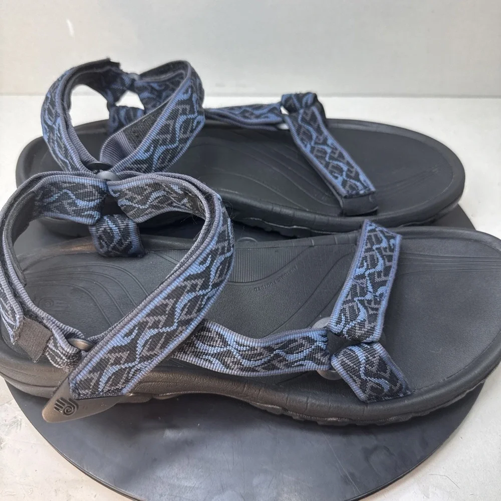 Teva Hurricane Sandals 1093379 Blue Black Mens Outdoor Strappy 13